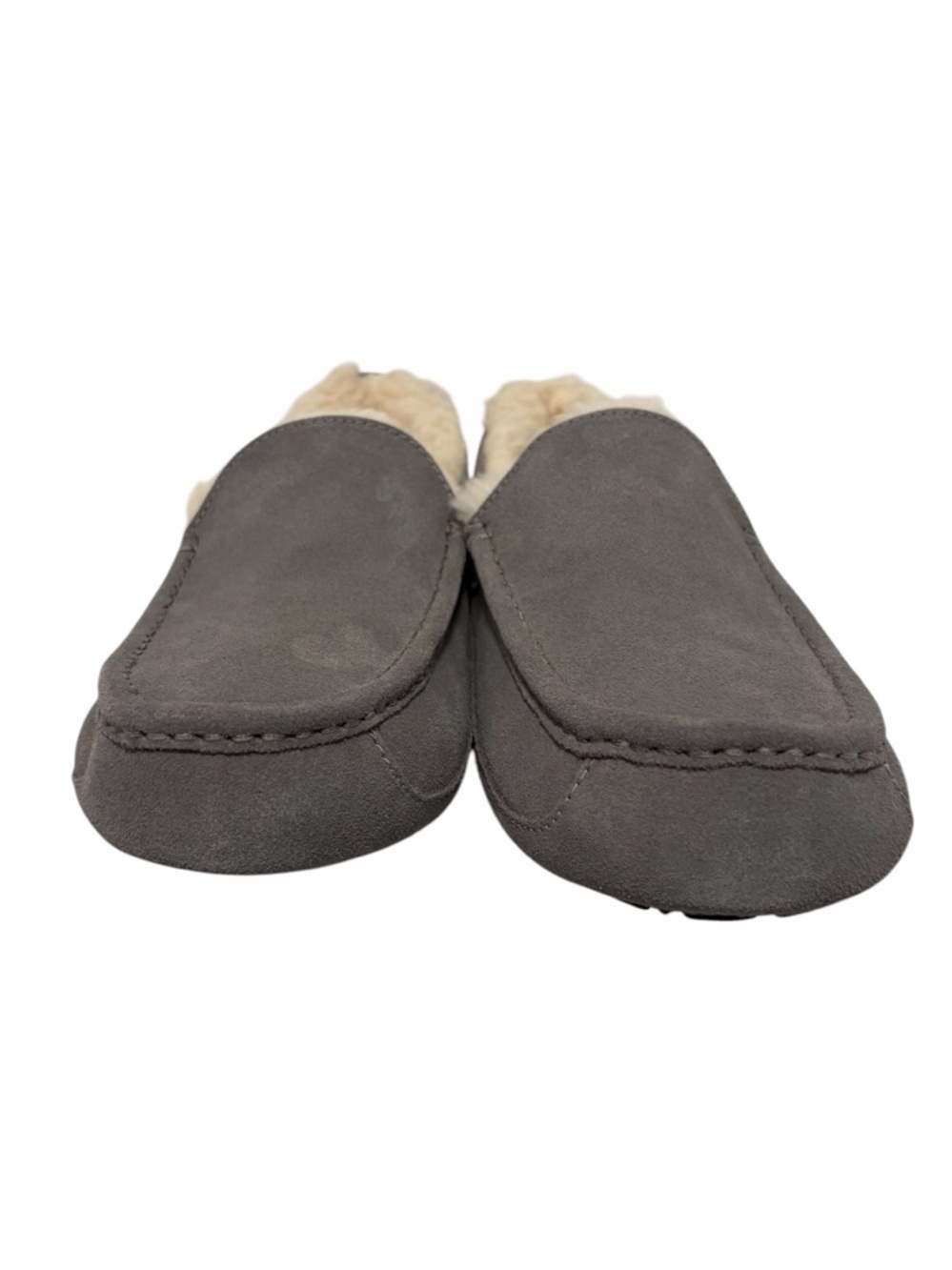 UGG Men’s Gray Ascot Suede Slippers - BRAND NEW - Size 10 - Picture 8 of 12